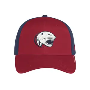 adidas Mens South Alabama Jaguars Coach Slouch Flex Cap  - Blue, Red