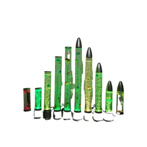 Color-changing flat cover water column LED light.Column-shaped fish tank light.Jellyfish light.Color-changing.Night light.China