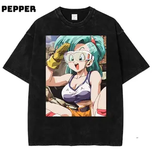 Bulma Graphic T-Shirt, DBZ Anime Shirt, 90s Anime Cosplay Shirt, Manga Japanese shirt, Unisex Streetwear Tee,Trending, All Size, Gift for Anime Lovers