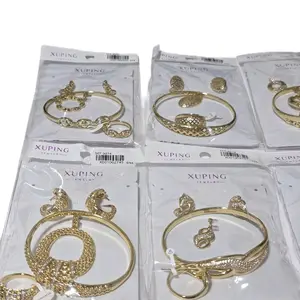 bangles set oro laminado 14k