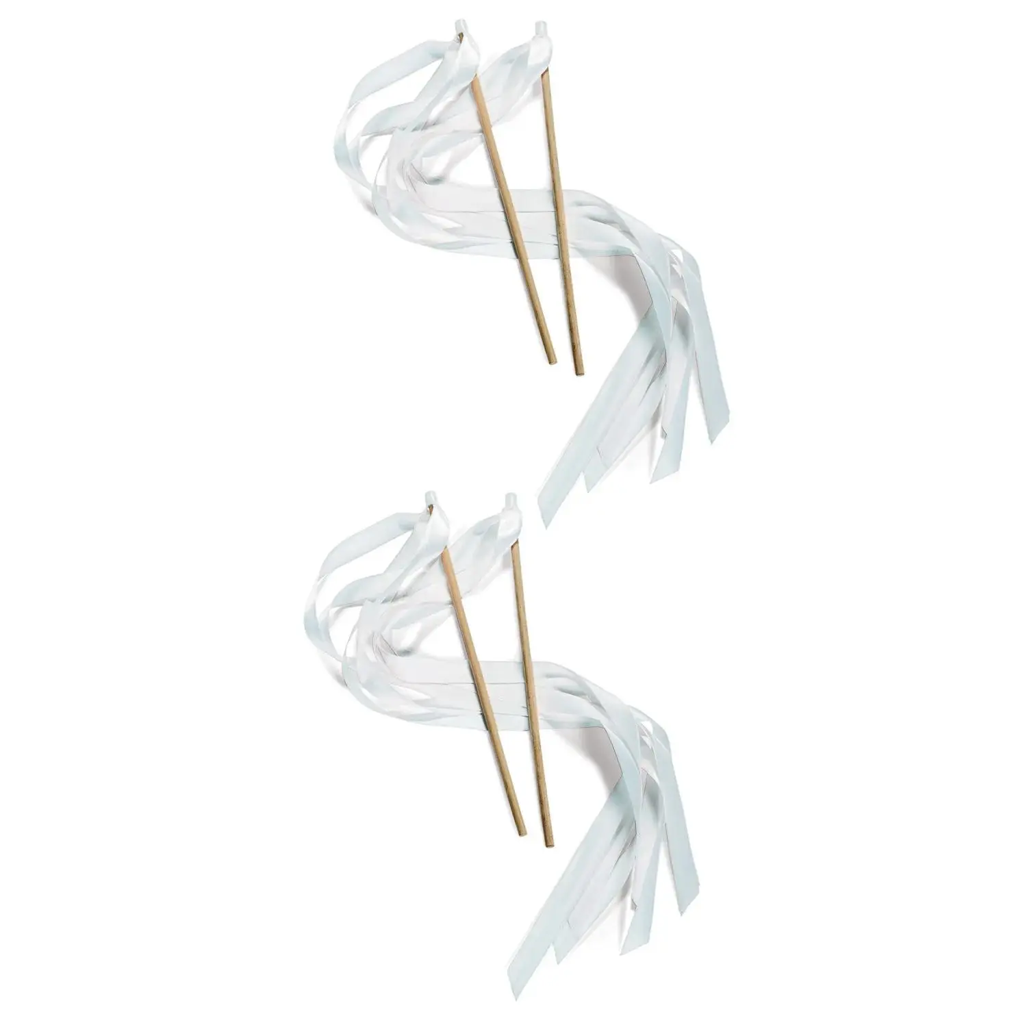 Bulk 48 Pc. White 24" Ribbon Wands