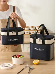 Aluminum Foil Insulated Reusable Lunch Bag for Men and Women, Multifunctional Insulated Bag, Durable Large Capacity Tote for Work and School, Perfect for Picnics and Meals