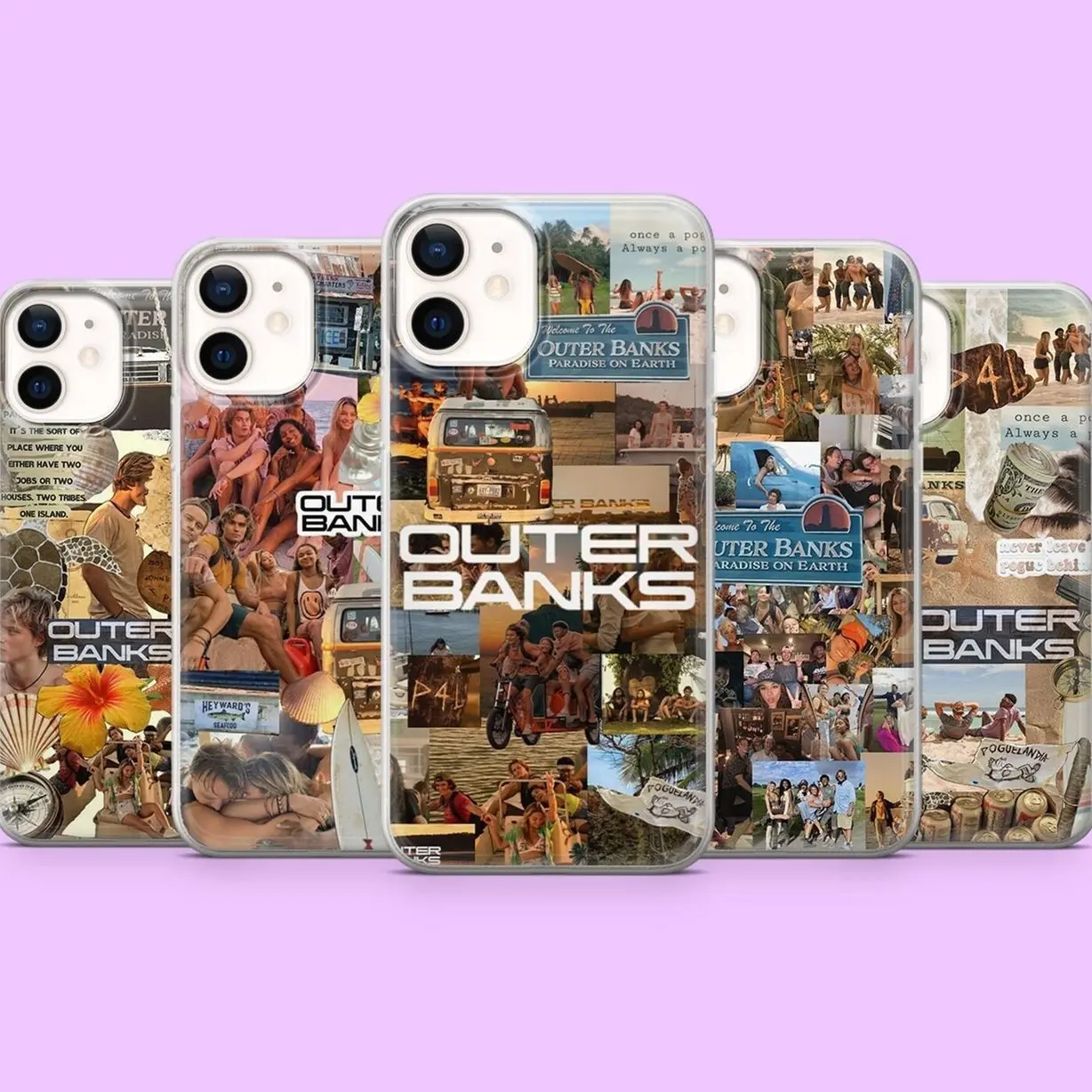 O-Outer B-Banks Phone Case Beach Town Coastal Compatible with iPhone 11, 12, 13, 14, 15, 16, 17 & Samsung S22 S23 S24 S25 S26 – check our available sizes