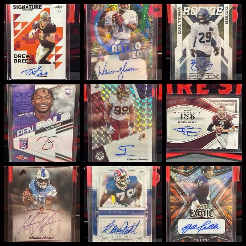 Clearly Football 648 Autograph Pack with One Card Per Pack