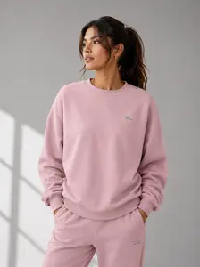 Alo Accolade Crew Neck Pullover Pink Women