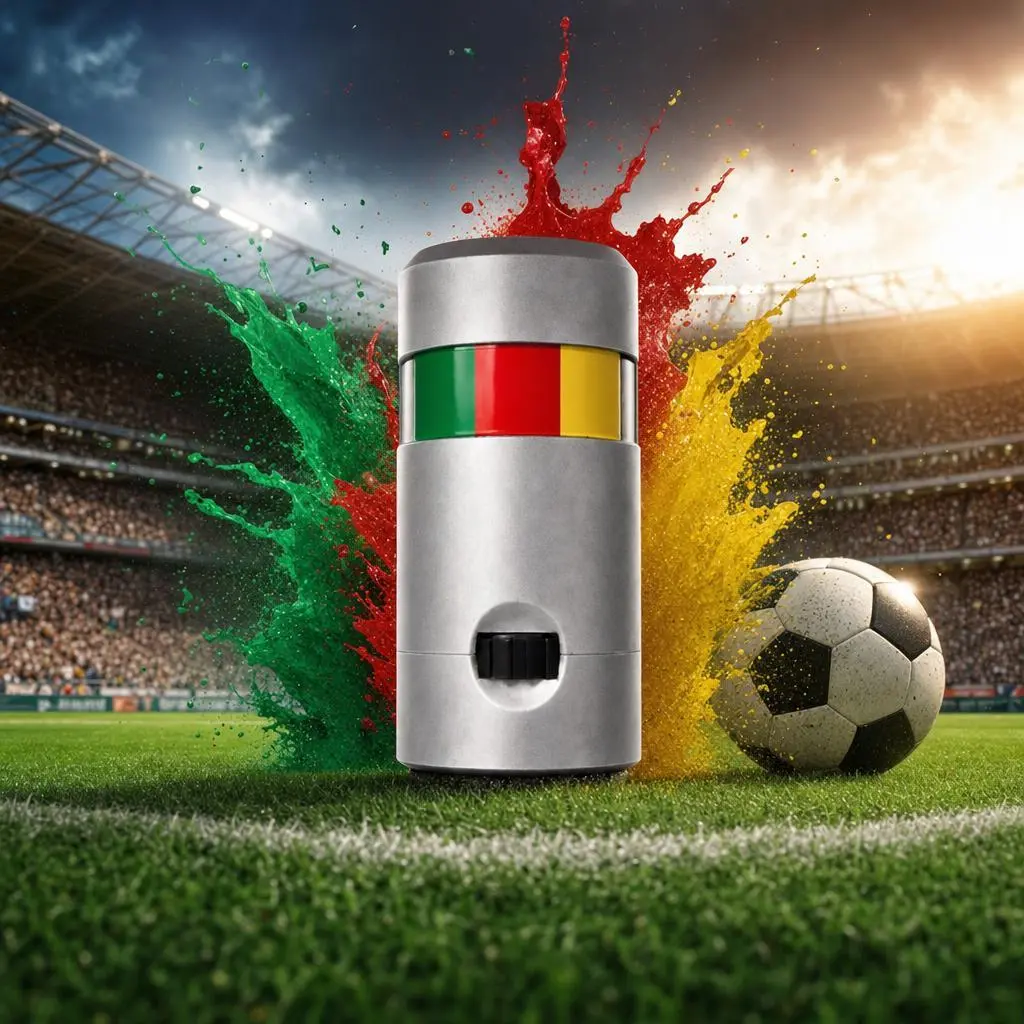 【DealsForYouDays】Portugal Flag Face Paint, Face Paint Stick - Green,red,yellow-Easy to Apply and Washable for Any sports event occasion，Especially suitable for cheering and cheering，A must-have for football fan baseball face paint