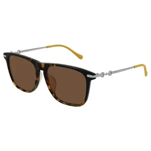 Gucci Havana Rectangular Mens Sunglasses GG0915SA-004