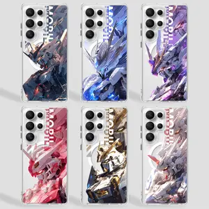 GUNDAM Magnetic phone Case for Samsung S26/S25/S24/S23/S22/S21/S20/S10/NOTE20/NOTE10/NOTE9/PLUS/ULTRA/FE/A57/A56/A55/A54/A37/A36/A35/A34/A26/A25/A24/A23/A17/A16/A15/A14/A07/A06,MagSafe Animated GUNDAM fan gift Transparent Shockproof Protective Cover