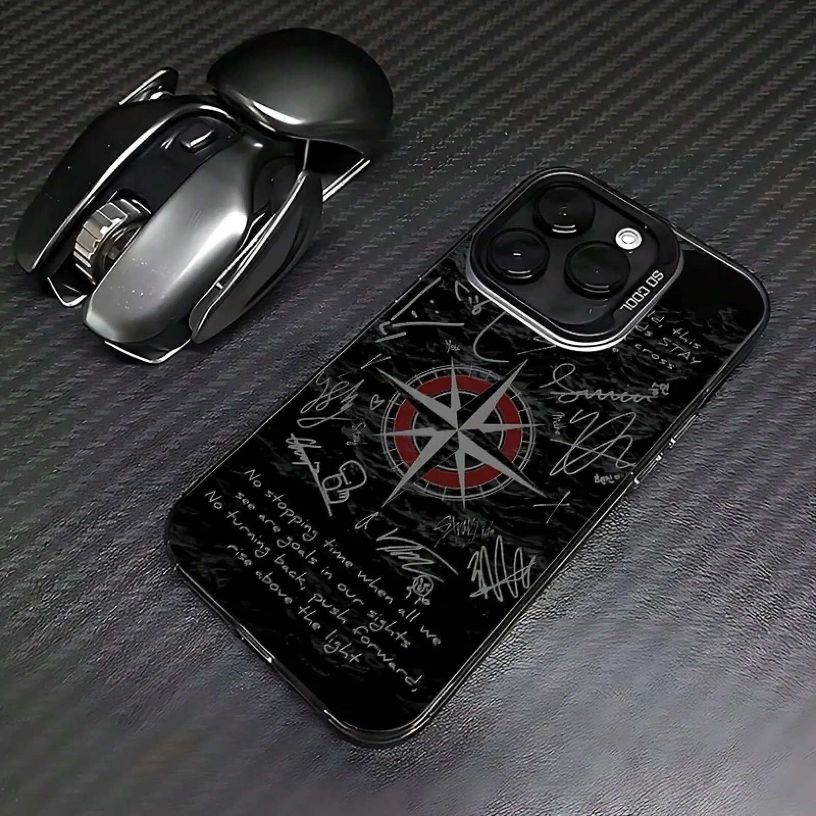 Korean Fashion Group Kpop K-Kids - Soft Transparent Anti-Shock Back Cover Compatible With 17,16e,16,15,14,13,12,11,Pro,Plus,Samsung Galaxy S26 S25 S24 S23 S22  Anime Design,Lightweight