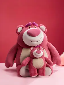 Disney-Pixar Lotso Huggin' Bear Large Plush Series - Soft Strawberry Scented Stuffed Toy for Kids & Collectors