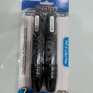 BAZIC Paisley Retractable Stick Erasers (2/Pack