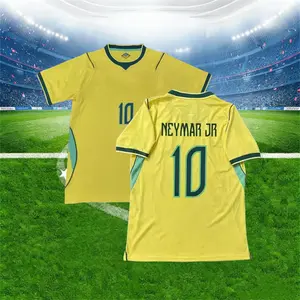 2026 Home Yellow No.10 Neymar Short sleeve Soccer jersey