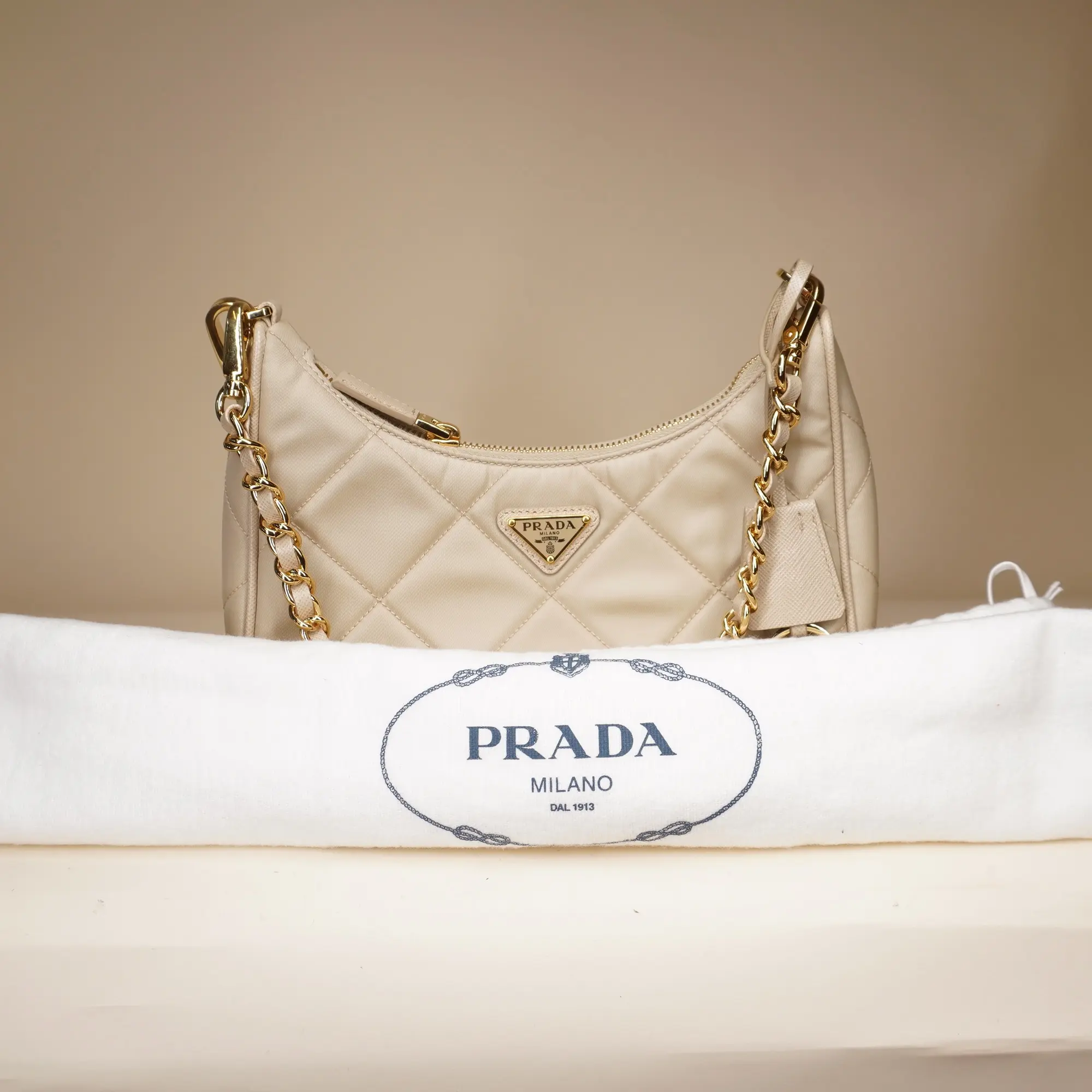 Pre-owned PRADA Nylon Shoulder Bags Re Edition 1995 Chaîne Re Shoulder Bag