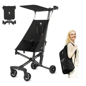 Lightweight Travel Stroller for Toddler Ages 1 to 3 Years Old, Easy Fold & Compact Stroller with Backpack for kids Travel & Daily Use  One-Hand Fold, Airplane Cabin Approved