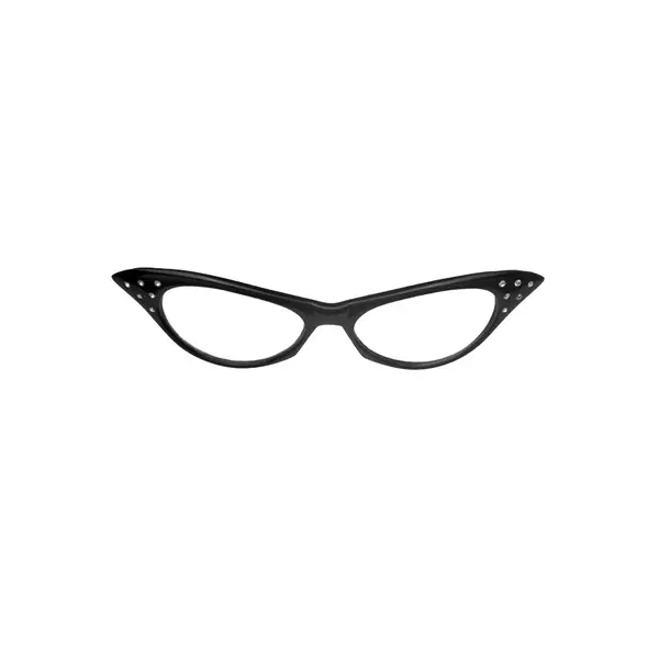 50s Black Frame Glasses