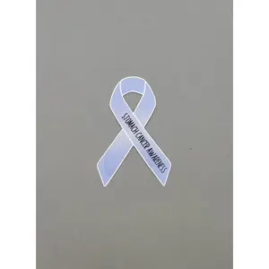 Stomach Cancer Awareness Ribbon Sticker