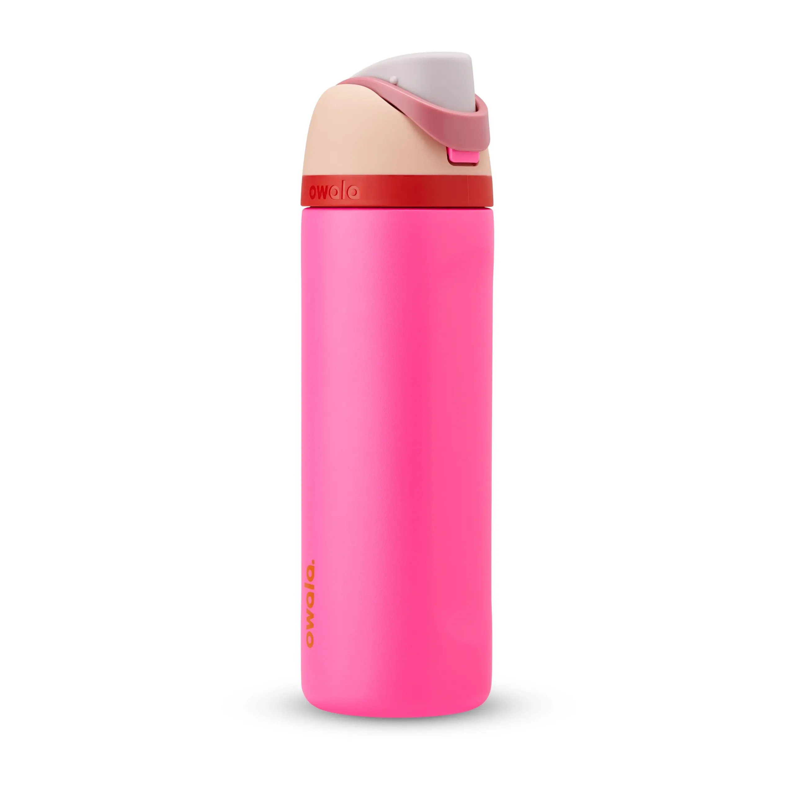 [ Sale ] Owala Pink 24oz FreeSip Stainless Steel Water Bottle