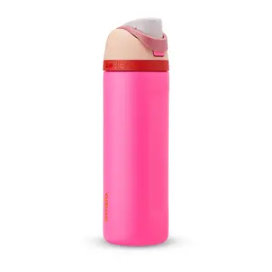 [ Sale ] Owala Pink 24oz FreeSip Stainless Steel Water Bottle