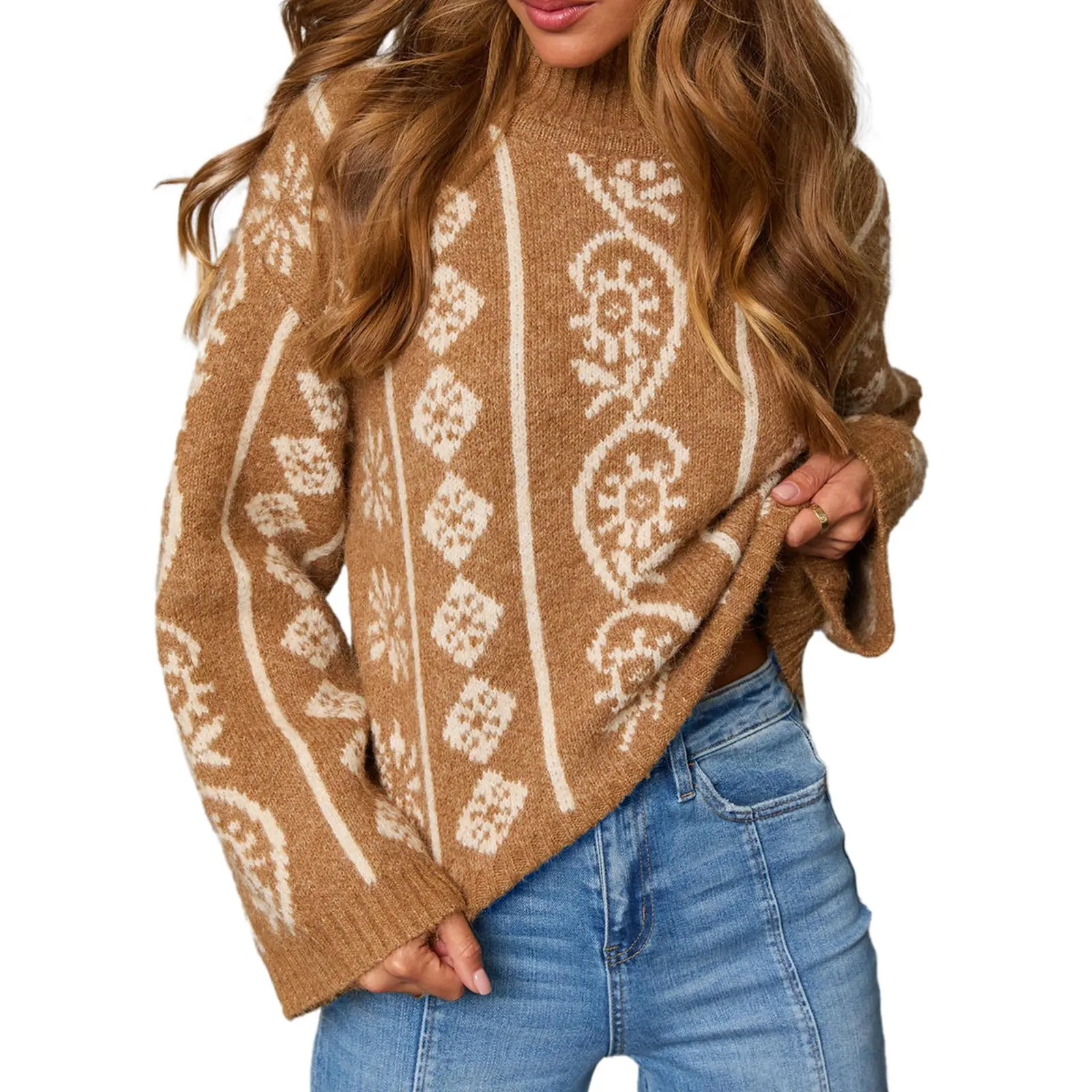 Dokotoo Women's Casual Long Sleeve Sweaters Loose Abstract Knit Pullover Sweater Jumper Tops Dokotoo Women's Casual Long Sleeve Sweaters Loose Abstract Knit Pullover Sweater Jumper Tops