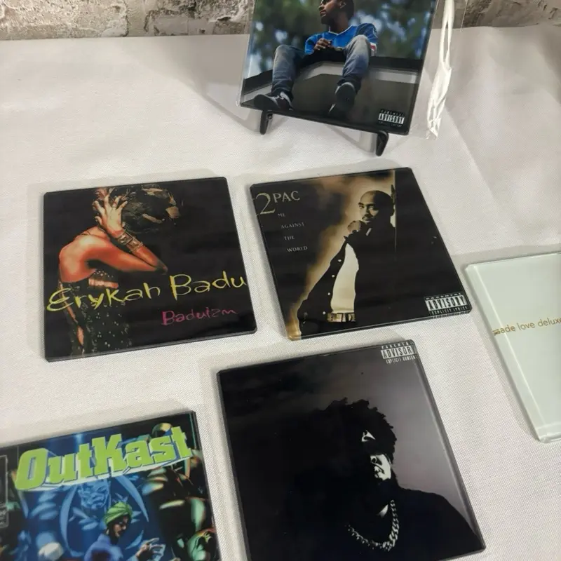 Set of 4 custom coasters