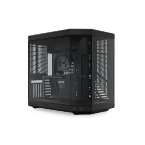 HYTE Y70 CS-HYTE-Y70-B Dual Chamber Mid-Tower ATX Case with PCIe 4.0 Express Riser Cable Included, Black