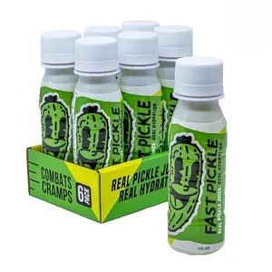 Fast Pickle 3oz Juice Shots for Leg Cramps Relief Keto Vegan Gluten Free Non-GMO Hydration Electrolyte Support Natural Beverage