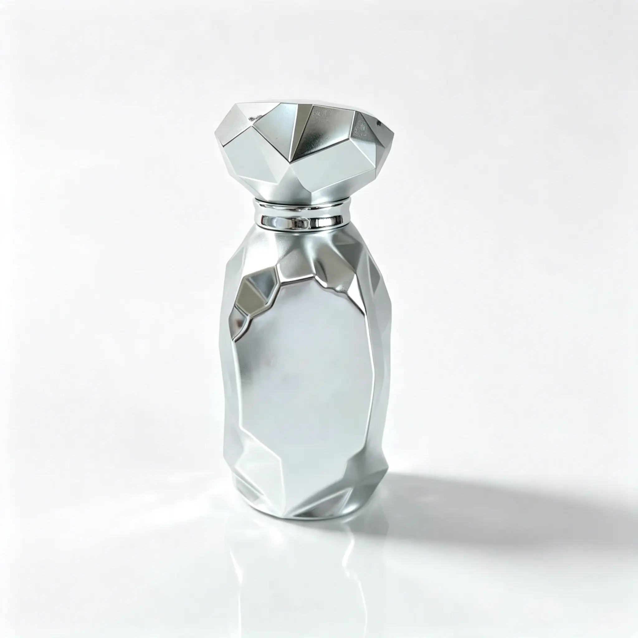 Luxurious polygonal silver rhombus perfume bottle - 100ml long-lasting neutral fragrance - Perfect gift set - Suitable for both men and women - Ideal for birthdays and Valentine's Day gifts