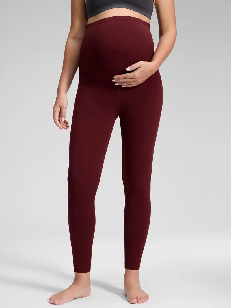 CRZ YOGA Womens Butterluxe Maternity Leggings over the Belly 25" - Buttery Soft Workout Activewear Yoga Pregnancy Pants