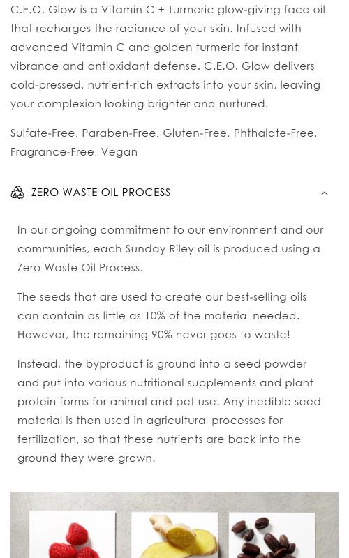 C.E.O. Glow Vitamin C and Turmeric Face Oil