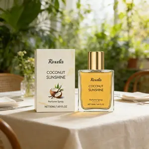 Vanilla Coconut Scented Spray (50ML/50ML*2/50ML*3), Natural Long-Lasting Fragrance, Fresh Subtle Aroma, Portable for Dating Atmosphere