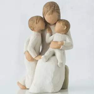 Willow Tree Quietly, Sculpted Hand-Painted Figure, Quietly sculpted figure by Susan Lordi | Willow Tree Figure Mothers Day Gift Decor