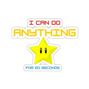 Star Power - Mario - Kiss-Cut Stickers