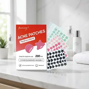 Acne Before Date? 5-Color Invisible Acne Patches 200pcs, Emergency Savior For Embarrassment!#DateEmergency #AcneHacks #PimplePatches #SkincareForTeens #BeautyMustHaves Spot Stickers for Face and Skin