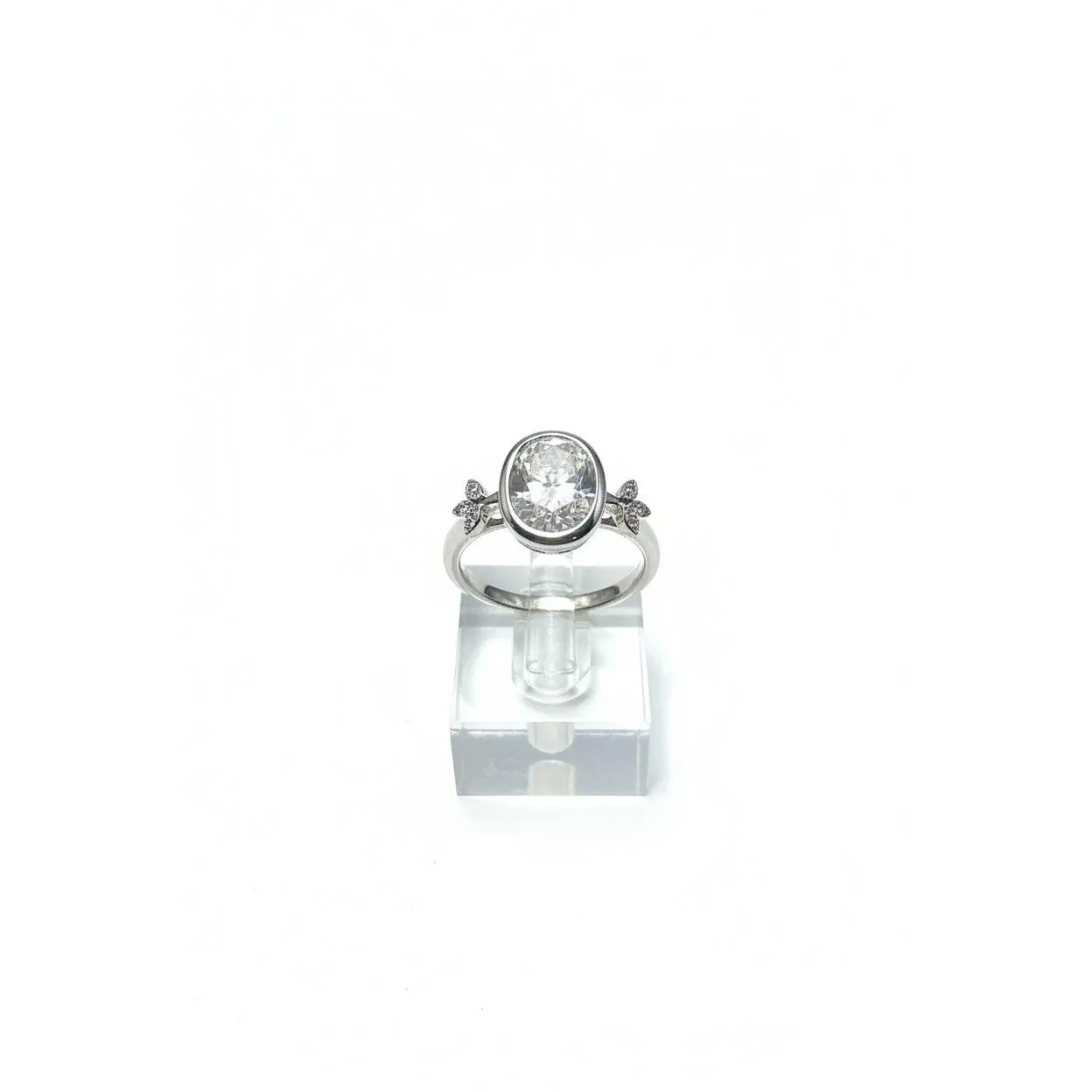 D Color Moissanite Diamond Ring
