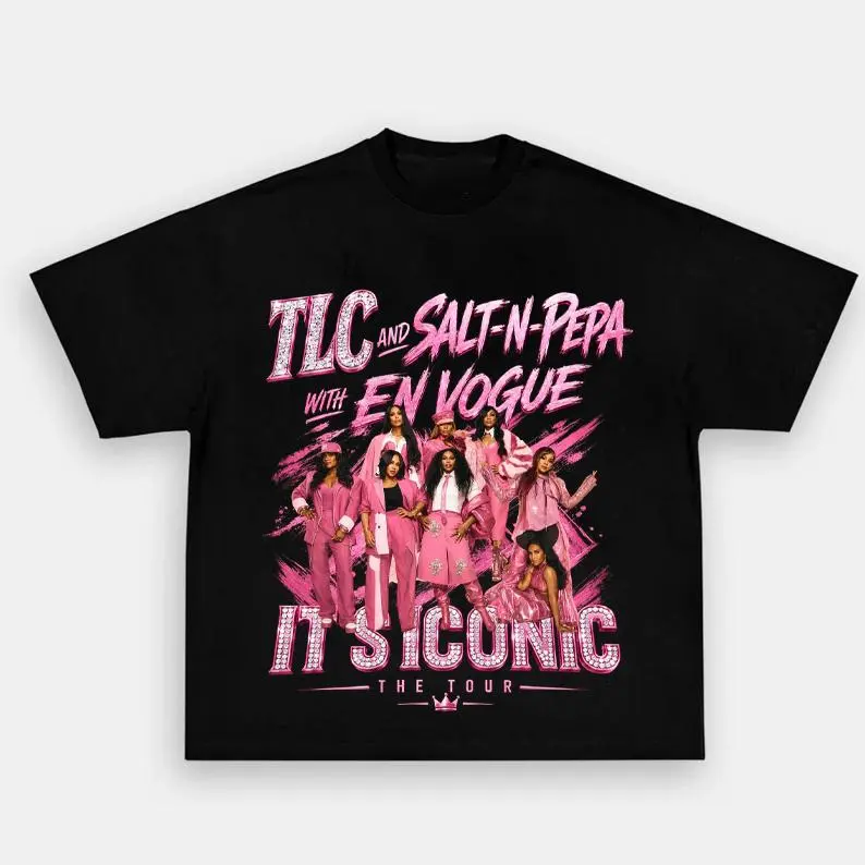 TLC It's Iconic Tour Vintage Bootleg Shirt Creep Graphic Tee HY6283