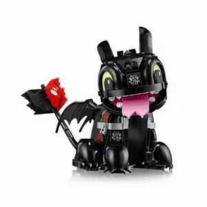 Dragon Toothless Building Set for Adults 784 Pieces Posable Dragon Model Collectible Decor Gift Ages 18+