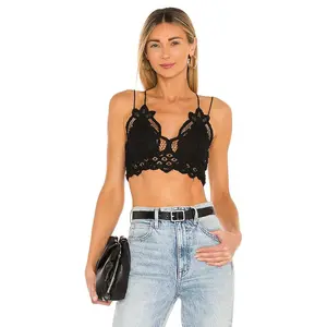 Free People Adella Bralette in Black
