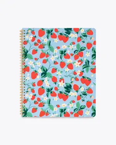 Rough Draft Large Notebook - Strawberry Field