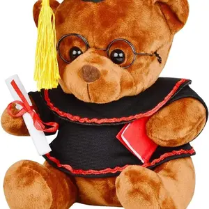 Graduation Cap And Gown Bear Tassel Plush Gift For Family Friends Him Her Presents