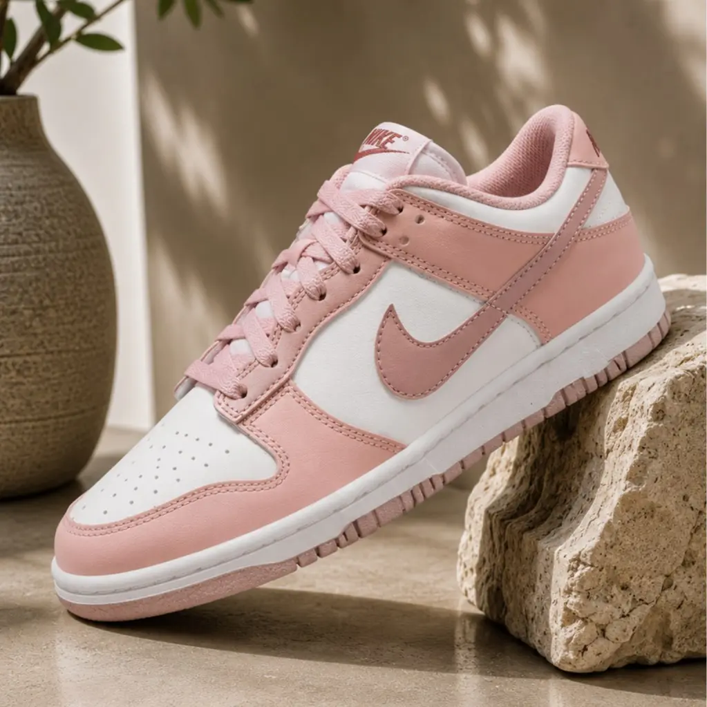 Nike Dunk Low Pink Velvet DO6485-600 GS Womens Fashion Sneakers New
