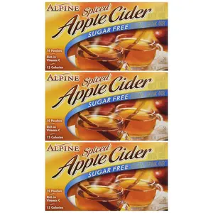 Alpine Apple Spiced Cider Sugar-Free 3 boxes (Pack of 3) BBD 5/27