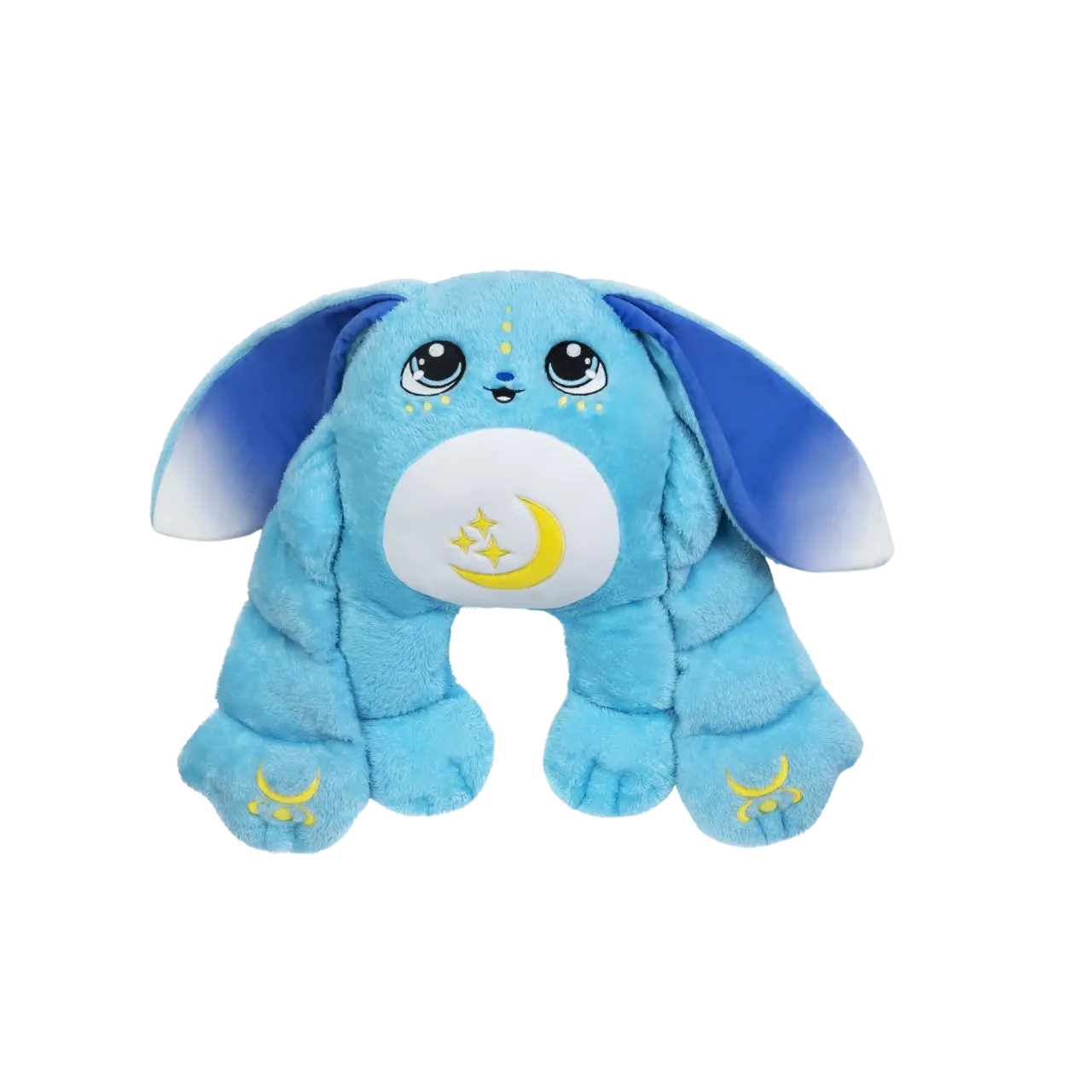Moon Pals Weighted Stuffed Animal - Bo, Blue Plush, Ideal for Cuddling and Reading