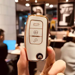 Tpu Car Key Cover For Ford Fiesta Focus 2 Ecosport Kuga Escape Falcon B-Max C-Max Eco Sport Galaxy Car Accessory Car key Accessories Car Key Protector Key Fob Protector Key Fob Shell