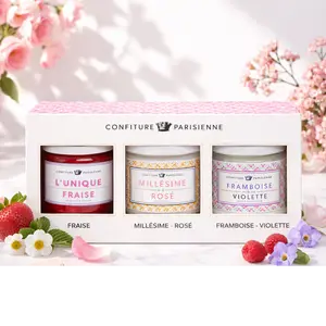 Gift Set 3 Preserves -Sakura box - Confiture Parisienne, 3 x 100g