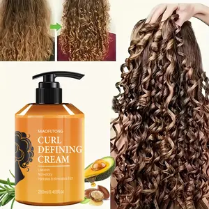 7-in-1 Curl Defining Cream 280ml — Suitable for wavy and curly hair, helps tame frizz and dullness, moisturizes and hydrates, provides a lightweight hold, keeps curls soft and bouncy, and reduces static. A styling gel-type haircare product.