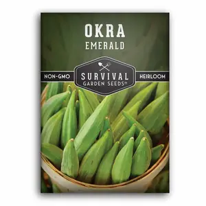 Emerald Okra Seed - High-Quality Seeds for Planting
