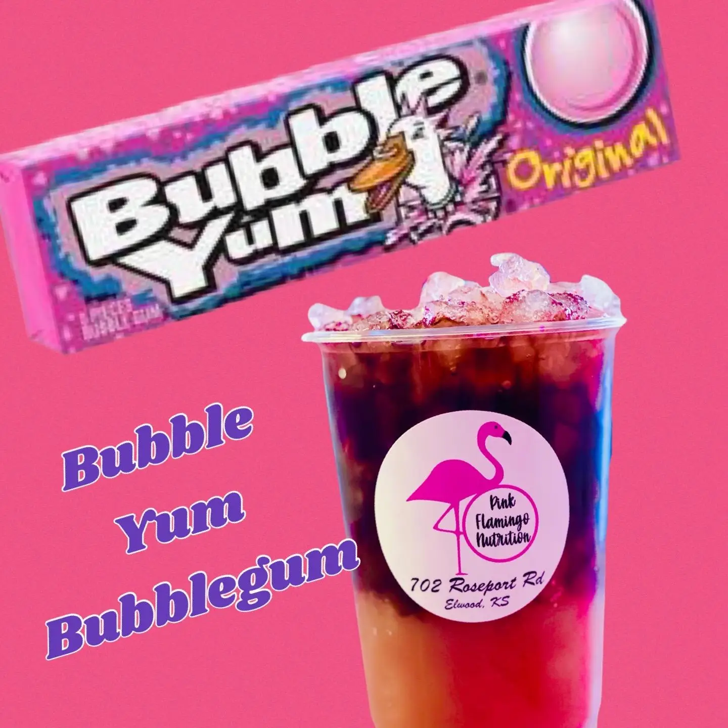 Bubble Yum Loaded Tea - 298mg of caffeine, less than 1 carb & 3.75 calories