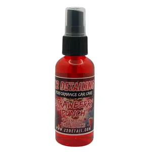 Z2 Detailing - Strawberry Punch Scent - Easy Apply Spray Bottle - Car Fragrance Odor Eliminator - 2oz