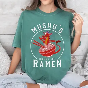 Retro Mushu's House Of Ramen T-shirt, Mulan Mushu  Shirt, 2025 Trip Outfits, Birthday Gift