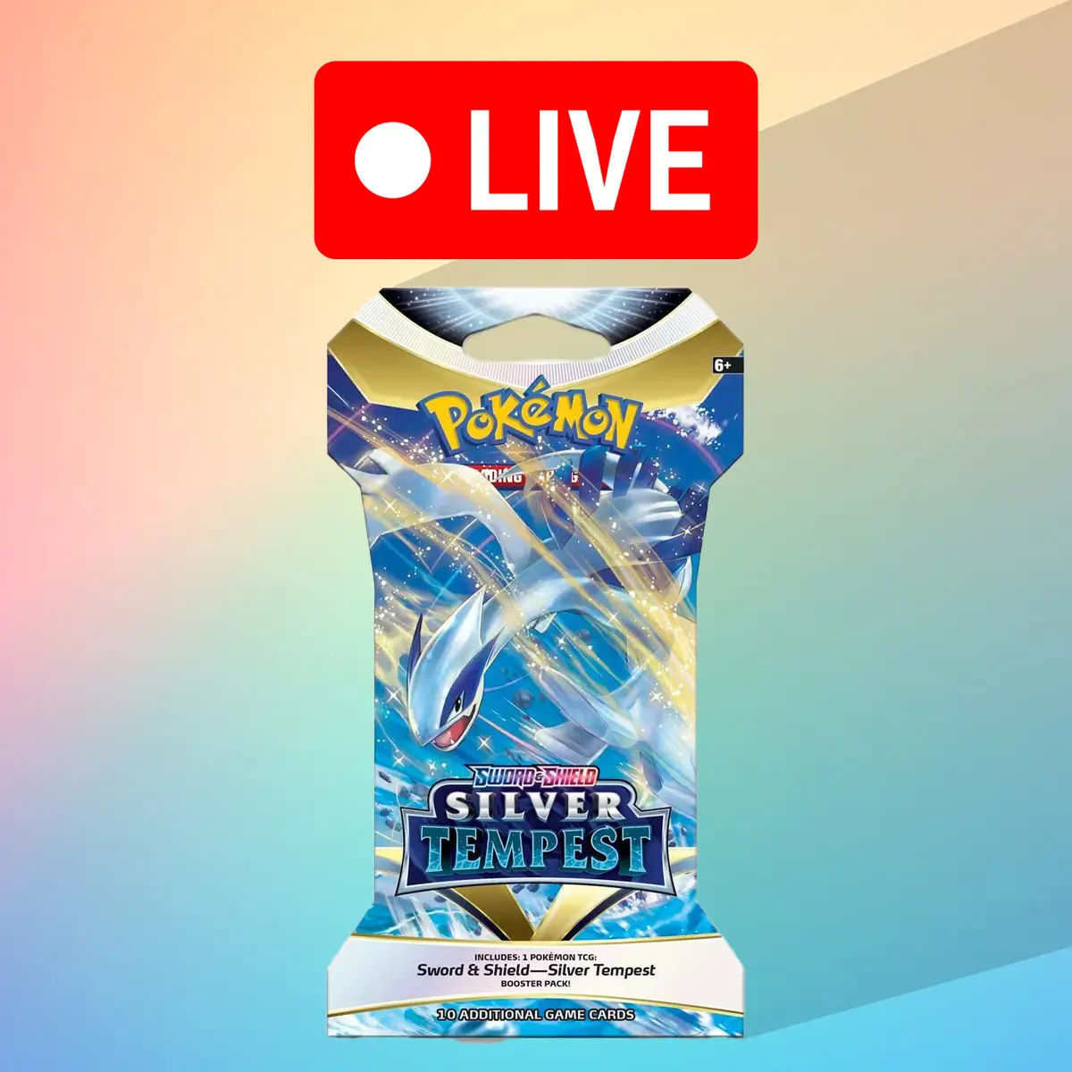 LIVE Silver Tempest Sleeved Booster Pokemon Trading Card Game